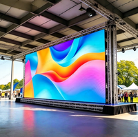 Pantalla LED Curva Impermeable para Exteriores RAYBO, Panel de Pantalla para Escenarios de Exposiciones, Sistema de Video Wall Llave en Mano, Paquete P3 Never Black