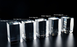 Bloc de cristal K9 transparent de qualité supérieure pour gravure, en forme de cube, pour presse-papiers, vente en gros Small Bridge Crystal - Product Image 2