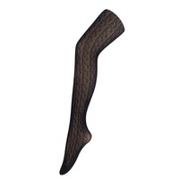 Medias sin entrepierna para mujer Fishnet Open Crotch Linge Lady Printing Pantyhose Cool Fish Net Tights