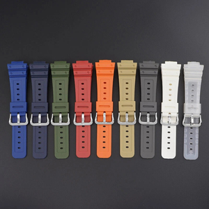 สายนาฬิกา Lionorm 16 มม. TPU ทรงสี่เหลี่ยม สำหรับนาฬิกา Casio <span class=keywords><strong>G</strong></span> <span class=keywords><strong>Shock</strong></span> รุ่น DW5600 Ga2100 GLX5600 GW-B5600 สายยางสำหรับเล่นกีฬากลางแจ้ง - Product Image 5