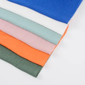 China Supplier Moss Crepe Skoda Saudi Arabia Woven Airflow Crepe Linen Fabric For Clothing