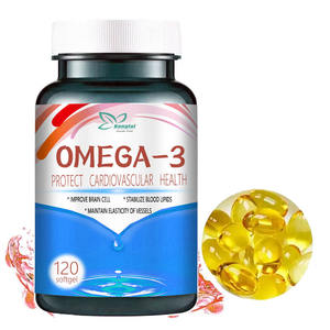 Grosir <span class=keywords><strong>Omega</strong></span> <span class=keywords><strong>3</strong></span> softgel melindungi kesehatan kardiovaskular vitamin diet suplemen mendukung fungsi tidur EPA DHA softgel - Product Image 1