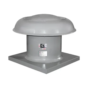 Ventilador de exaustão de teto de fibra de vidro tipo fluxo axial industrial anticorrosão de alta eficiência