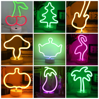 Lumière néon LED en forme de planète nuage anime, alimentée par USB ou piles, pour mariage, Noël, maison, chambre, bar, salle de jeux, décoration murale, boutique