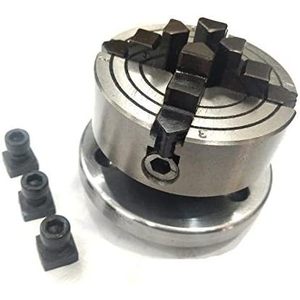 Portabrocas independiente de 4 mordazas de 70 mm para fresadora con placa trasera y tuercas en T - Product Image 2