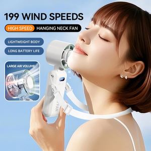 Rechargeable <b>Mini</b> Portable <b>Fan</b> with Power Bank Function Foldable Wearable <b>USB</b> for Indoor/Outdoor & Car Use - Product Image 3