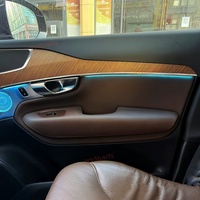 Lumière ambiante LED pour voiture, adaptée à la Volvo XC90, bande lumineuse de guidage de porte, lumière intérieure 64 couleurs, pièces automobiles