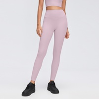 Leggings de yoga taille haute effet fessier galbant, longueur 9/10, sensation seconde peau, coupe ajustée, pour Pilates, entraînement, course et fitness