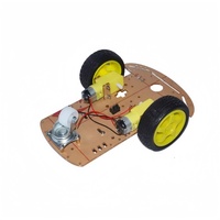 Onestopelectronic RC-2WD-EDU Kit de Coche Robótico Inteligente 2WD con Motores de Corriente Continua, Plataforma de Robótica DIY para Programación y Educación STEM