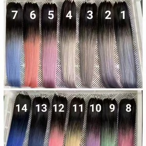 Nouvelles Perruques en Plumes <span class=keywords><strong>de</strong></span> Poulet Teintées <span class=keywords><strong>Paris</strong></span> Painting, Modèle Pliable Trois Générations, Plusieurs Couleurs, Augmentation <span class=keywords><strong>de</strong></span> Volume, Cheveux Naturels, Vente en Gros - Product Image 2