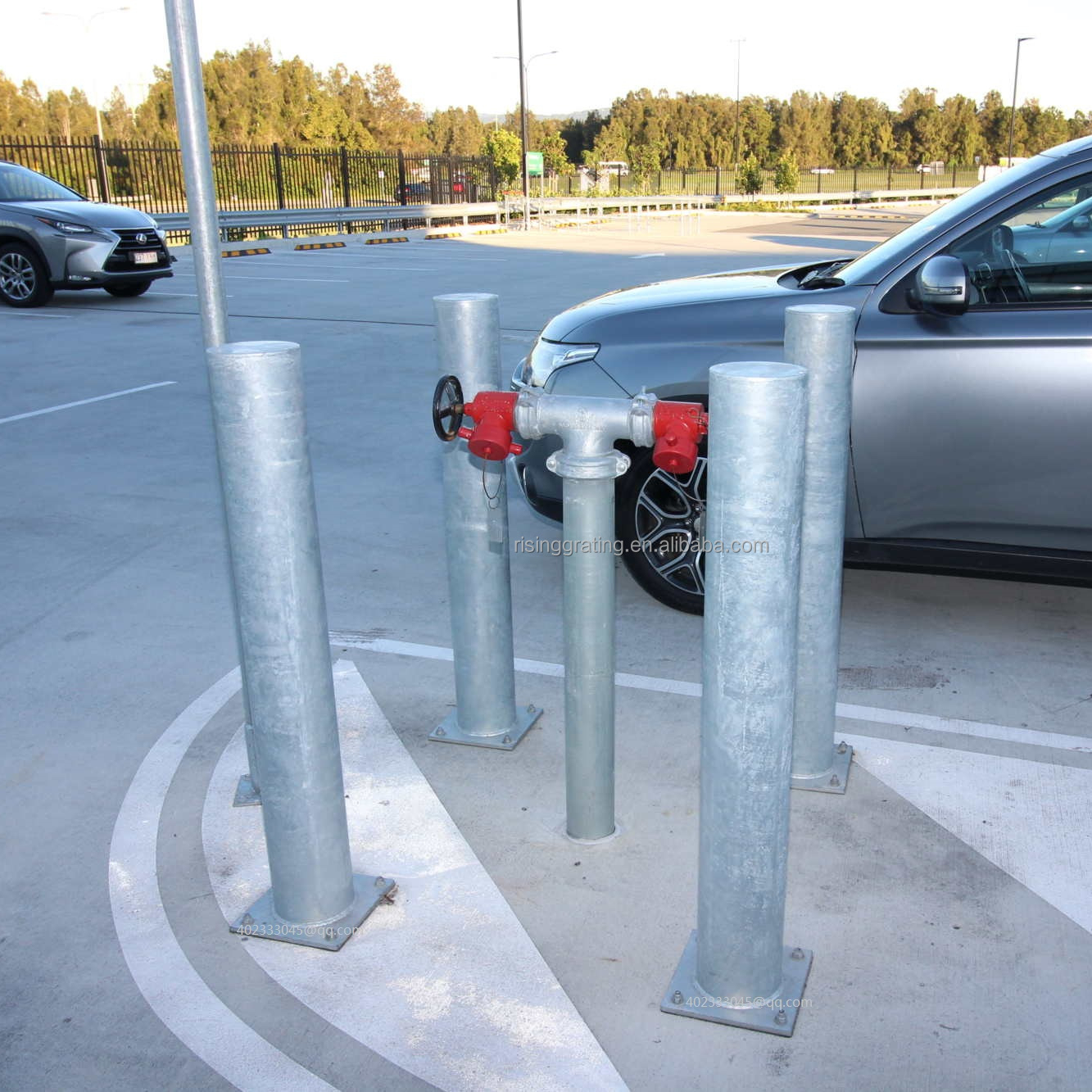 Заказной дорожный барьер, металлическая труба, столбик из оцинкованной стали, заводская цена