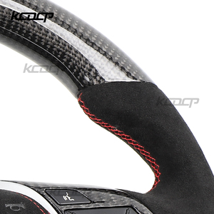 Volant de course personnalisé en Alcantara et fibre de carbone pour Benz W204 W212 W207 X204 X164 W463 <span class=keywords><strong>Gla</strong></span> Glb Glc GLS avec LED, convertible - Product Image 5