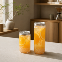 Boîte en PET transparente pour l'affichage de bonbons en supermarché, conteneur en plastique vide avec couvercle, emballage de vente au détail, boîte d'emballage pour soda