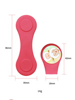 Clip magnétique en silicone pour chapeau de golf portable, valeur durable, amovible, s'attache facilement, clip de poche en silicone pour chapeau