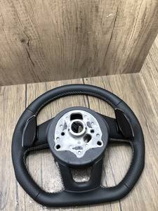 <span class=keywords><strong>Volant</strong></span> en cuir perforé à fond plat de style RS <span class=keywords><strong>SLine</strong></span> personnalisé pour Audi A3 A4 B7 A6 C7 R8 RS3 A7 RS5 RS6 A8 Q5 Q8 - Product Image 5