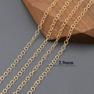 C174 Vòng Kim Loại Nhiều Kích Cỡ Vòng Cổ Tự Làm Vòng Tay Phụ Kiện Làm Trang Sức, 3 Mét/lô - Product Image 4