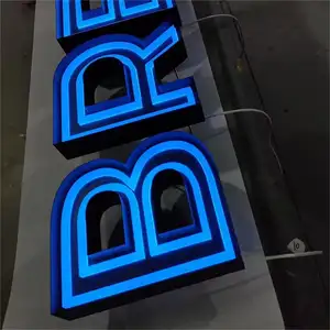 Durável Faux Acrílico Neon Letter Neon Estilo Iluminado Sinal Com Quadro Sinal De Acrílico De Néon Para Bar