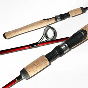 HYD Factory Carbon Fiber Fishing Rod Trout Fish 2 Sections Fishing Rods FUJI Guide 1.65m Trout Spinning Fishing Rods