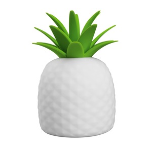 Lampe <span class=keywords><strong>de</strong></span> nuit en silicone motif dessin animé pomme et ananas, 8 couleurs changeantes, lampe palmier, cadeau pour enfants, LED ciel étoilé, <span class=keywords><strong>batterie</strong></span> intégrée - Product Image 5