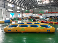 Aqua Sport 5 personnes, tube gonflable flottant, jeu de bateau donut tractable sur l'eau