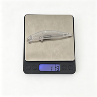Leurre de pêche flottant non peint 8g/12g, type Minnow, poids fixe, Jerkbait, sans peinture