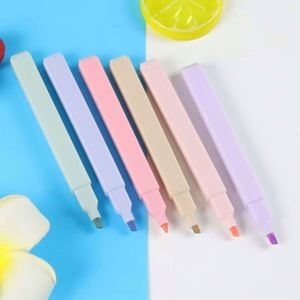 Large Capacity 6-Pack Gradient <b>Color</b> Highlighter <b>Pens</b> <b>Colorful</b> Markers for Students Eye-Friendly Essential School Office - Product Image 5