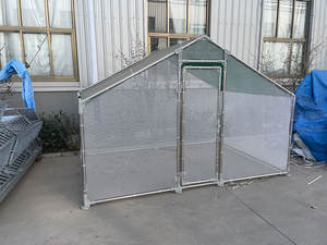 Poulailler d'extérieur en cage pour volailles Poulailler pour cour avec couverture imperméable, Cage d'habitat pour <span class=keywords><strong>canards</strong></span> et lapins Spi - Product Image 5