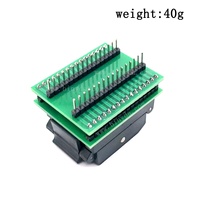 Adaptador de programador IC TQFP32 QFP32 a DIP32, Chip de prueba, enchufe SA663, circuitos integrados de asiento ardiente