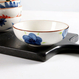 ชามข้าวเซรามิกทำมือ ลายเคลือบแบบตะวันออก สำหรับใช้ในบ้าน - Product Image 4