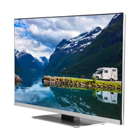Téléviseur RV sans cadre 12V DC 32 pouces FHD avec lecteur DVD, télévision Android LCD intelligente, Android Flawless Brows TV pour camping-car, motorhome