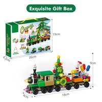 Calendario de Adviento de 5 a 7 años, mini bloques de construcción, modelos de ladrillos, caja misteriosa de cuenta regresiva de Navidad, juguete de construcción, bloques de construcción 1:72 electrónicos