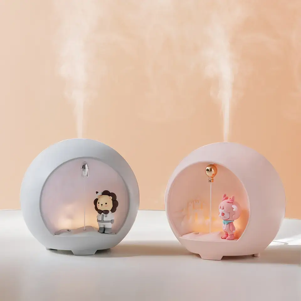 2023 cute gift custom logo USB planet nebulizer portable humidifier essential oil aroma diffuser