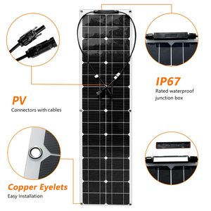 ชุดระบบพลังงานแสงอาทิตย์แบบยืดหยุ่น Alecter Solar APH-P70 200W โมโนคริสตัลไลน์ ประสิทธิภาพ 22% ขนาด 106x277 มม. น้ำหนัก 3.8 กก. พร้อมคอนโทรลเลอร์ APH-P70 - Product Image 3