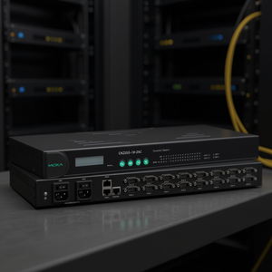 เซิร์ฟเวอร์เทอร์มินัล Moxa CN2650I-16-2AC พอร์ตเชื่อมต่อแบบอนุกรม 16 พอร์ต อุปกรณ์เครือข่ายอุตสาหกรรม - Product Image 3