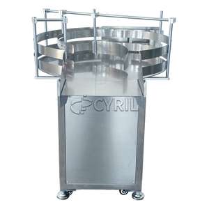 Débrouilleur de bouteilles en plastique PET automatique rond rotatif automatique Plateau tournant en verre Opération facile Machine de tri de collecte - Product Image 1