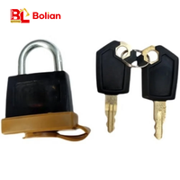 Cadenas de couvercle de réservoir de carburant diesel antivol pour Caterpillar E320D 312 315 329D 330C 325C 345D 349GC