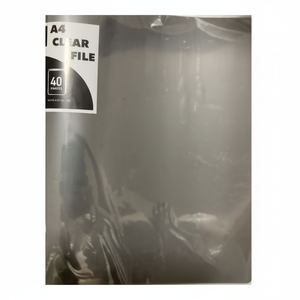 Schedario trasparente nero opaco HPL - Product Image 1