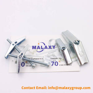 Malaxy Hollow Wall Anchor Factory Hot Sale Butterfly Screw Sizes Spring Toggle Anchor <span class=keywords><strong>Molly</strong></span> Bolt Toggle Wingei'j - Product Image 6