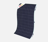 Panneau solaire flexible N-Type TOPCon 520W-535W sans cadre, léger, mono MWT, demi-cellule, certifié, double vitrage, module solaire OEM