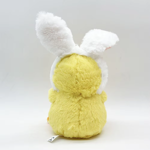 Nuevo Juguete de Peluche Súper Suave de Conejo y Pollito de Pascua, Muñeco de Peluche con Diadema y Relleno de Algodón PP - Product Image 4