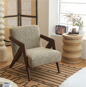 Richard Französischer Antiker Wohnzimmer-Sofasessel aus Massivholz im leichten Luxus-Design, Freizeitstuhl - Product Image 3