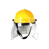Support de lampe de poche en option, protection du cou pour casque de pompier, bandes réfléchissantes, coque rigide durable, résistant au feu, pour la lutte contre l'incendie