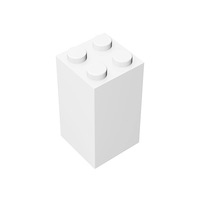 Bloques de Construcción Modulares Encajables 2x2x3, Ladrillos para Juego Creativo y Creaciones DIY, Ideales para MOC y Modelos Arquitectónicos