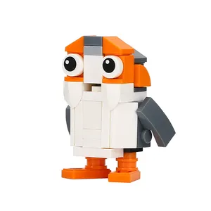 MOC2003 Porg BIRD portaglet Fit vendita calda space wars comic nuovo arrivo brick Movie Action Collection minifig Building Blocks Toys