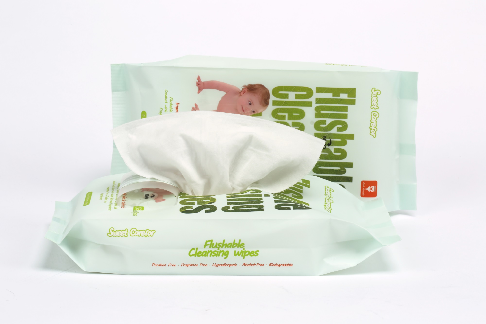 Lingettes rincables