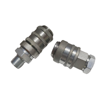 OEM USA Type Hydraulique Série PD243 Acier Inoxydable SS316 Filetage Hexagonal Femelle Adaptateur à Connexion Rapide Raccord à Dégagement Rapide
