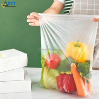 Sac en plastique transparent à ouverture plate de type extractible pour le stockage des aliments