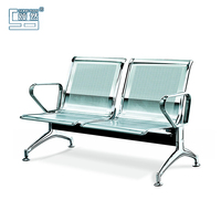 Chaises et tables d'attente pour aéroport, nouvelles chaises de salle d'attente bleues pour bureau