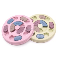 Jouets de puzzle pour chiens, écologiques, classiques, luxueux et adorables, avec un design de dessin animé - Distributeur de nourriture interactif pour l'entraînement du QI et l'enrichissement mental