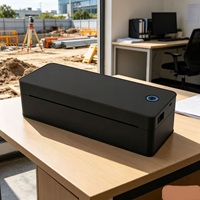 Printer Portabel Tanpa Tinta dengan Tas Pembawa, Printer Kecil Nirkabel Termal, Printer Perjalanan Bluetooth untuk Ponsel, USB-C untuk Laptop